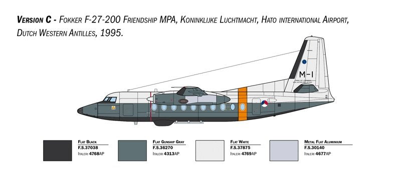 Italeri 1455 Fokker F-27 SAR 1/72 – zdjęcie 8