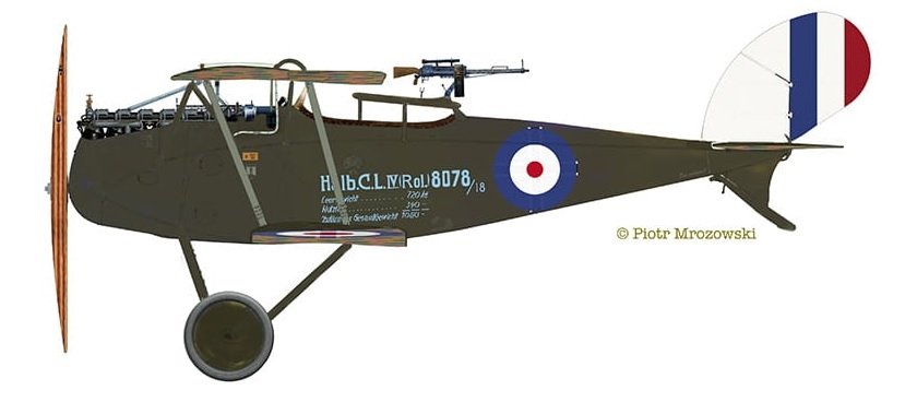 Mirage-Hobby 481403 HALBERSTADT CL.IV Polish-Soviet War / RAF Occupation Forces 1919 1/48 – image 4