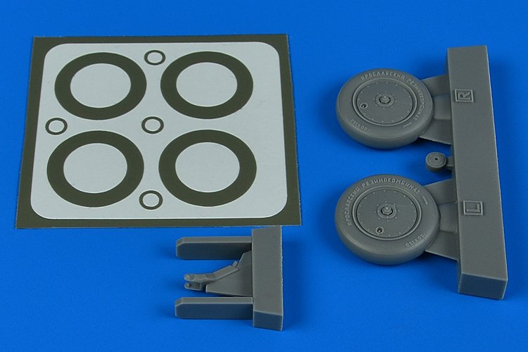 Aires 4799 I-153 wheels & paint masks 1/48 ICM/HASEGAWA