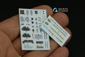 Quinta Studio QD48240 Bf 109E-3/4 3D-Printed &amp;amp; colored Interior on decal paper (Wingsy kits) 1/48 – image 11