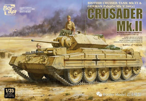 Border Model BT-015 Crusader Mk.II British Cruiser Tank MK.VI &amp;amp; German Pzkpfw.MK V746(e) 1/35