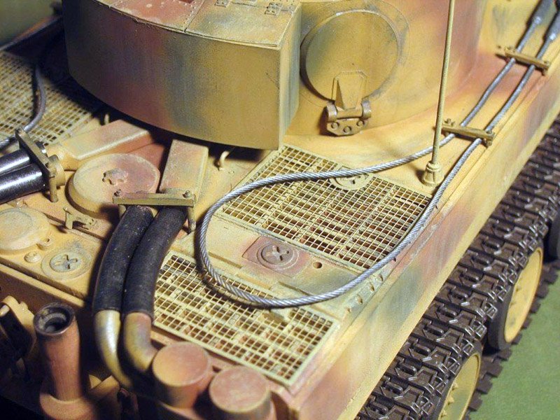 Eureka XXL ER-2502 Towing cable for Pz.Kpfw.VI Tiger Ausf.E Tank 1/25 – zdjęcie 5
