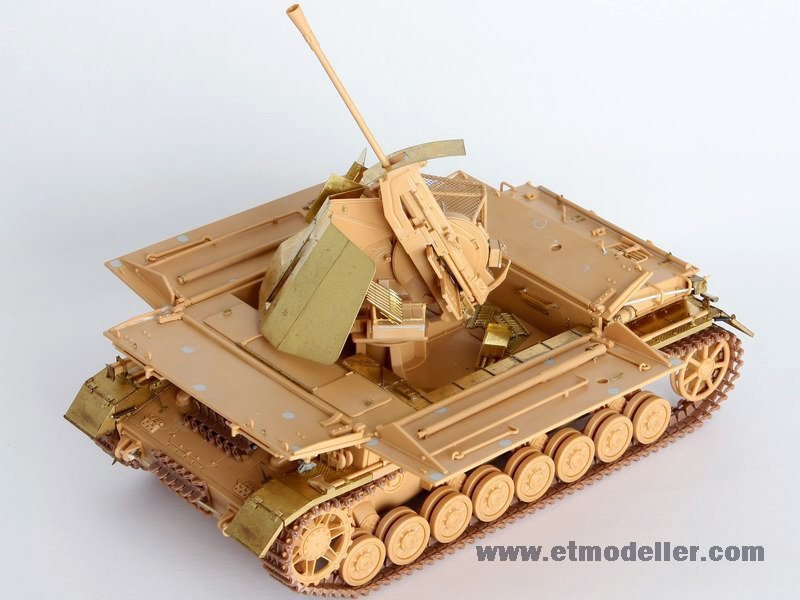 E.T. Model E35-004 WWII German Flakpanzer IV Möbelwagen (For TAMIYA 35237) 1/35 – zdjęcie 9