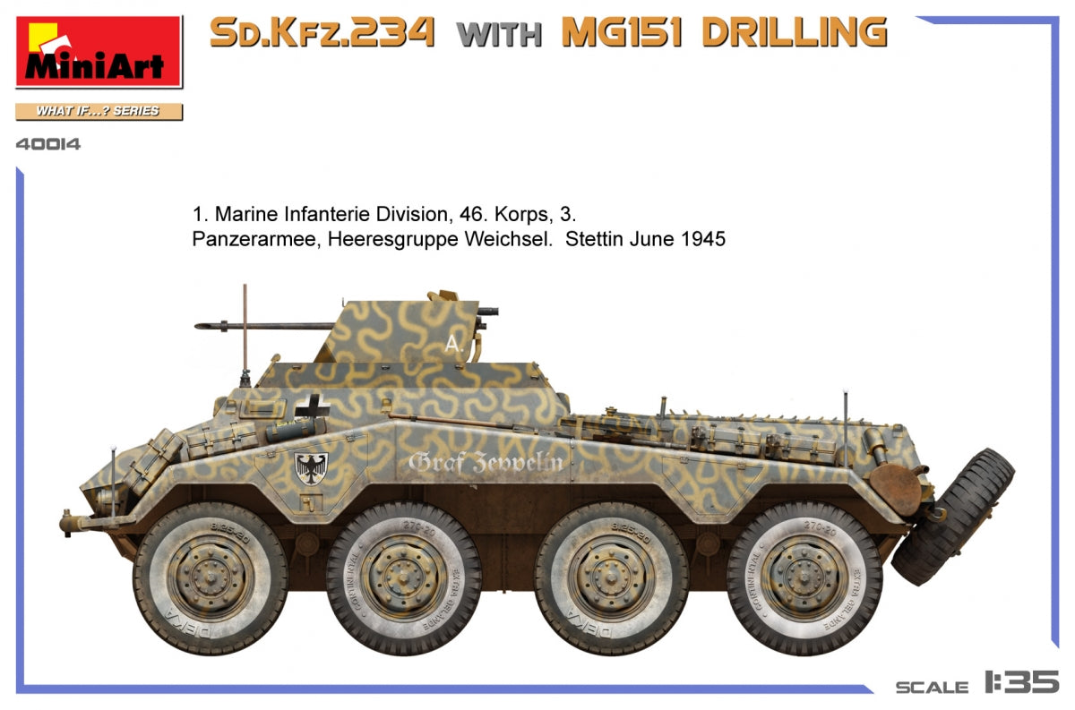 MiniArt 40014 Sd.Kfz.234 WITH MG151 DRILLING 1/35 – image 3