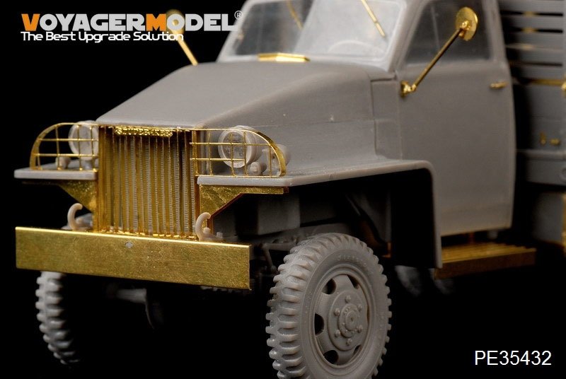 Maquette Voyager PE35432 Camion Studebaker US6 russe de la Seconde Guerre mondiale pour ITALERI 6499 / ICM 35511 1/35  – image 9