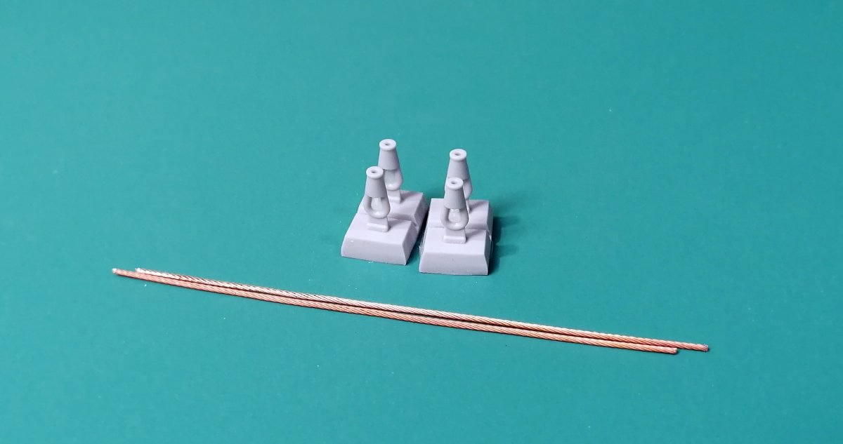 Eureka XXL ER-4807 Towing cable for Soviet T-54/T-55 Tanks 1/48 – zdjęcie 2
