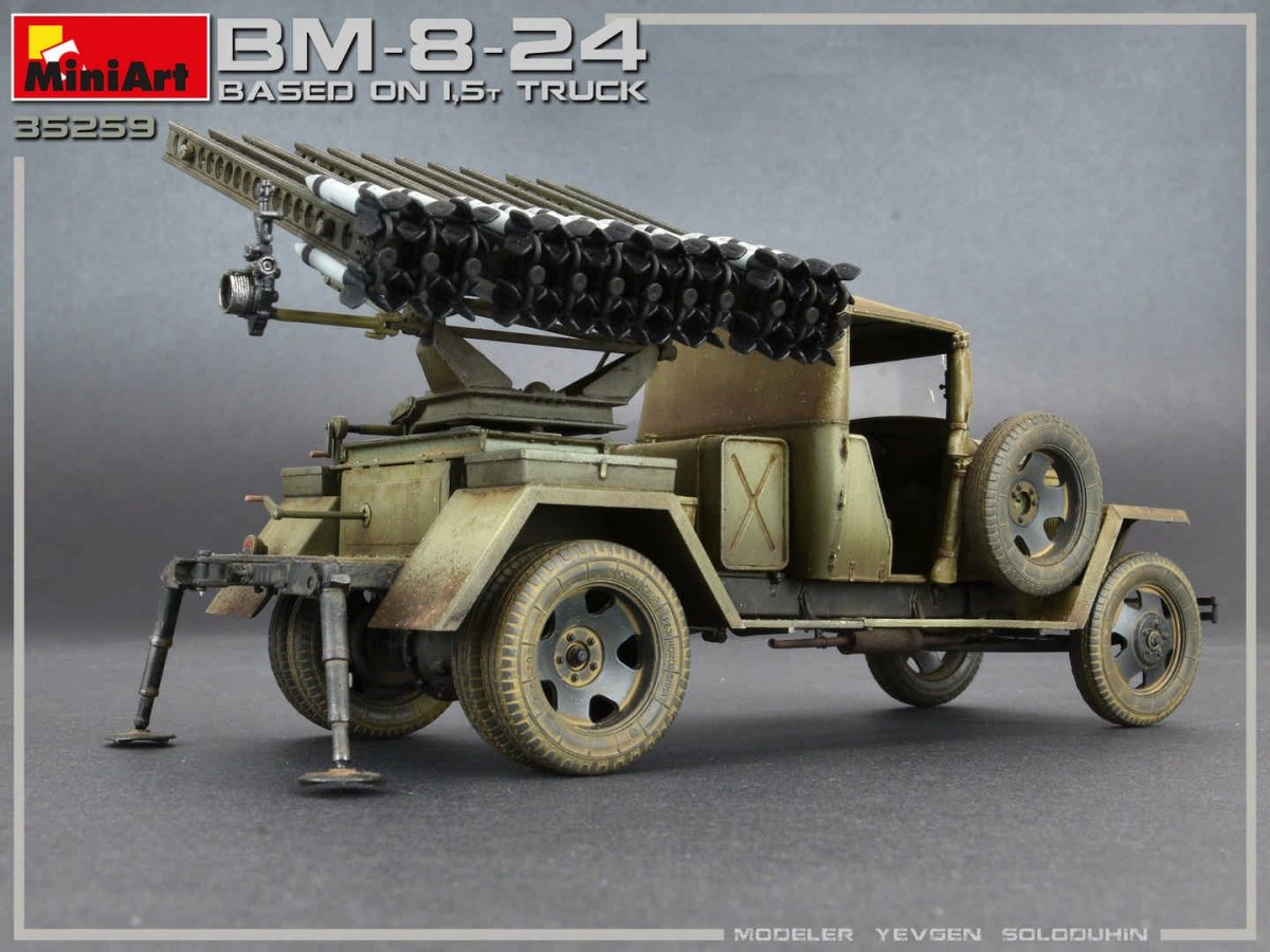 MiniArt 35259 Soviet Rocket Launcher BM-8-24 1/35 – zdjęcie 7