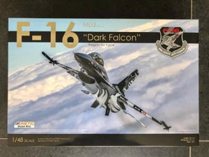 Kinetic K49002 F-16 &amp;quot;Dark Falcon&amp;quot; Belgian Air Force 1/48