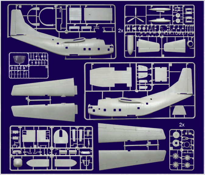 Roden 056 Fairchild C-123B Provider 1/72 – zdjęcie 3