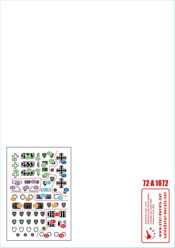 Star Decals 72-A1072 Viking #3. 1/72 – image 2