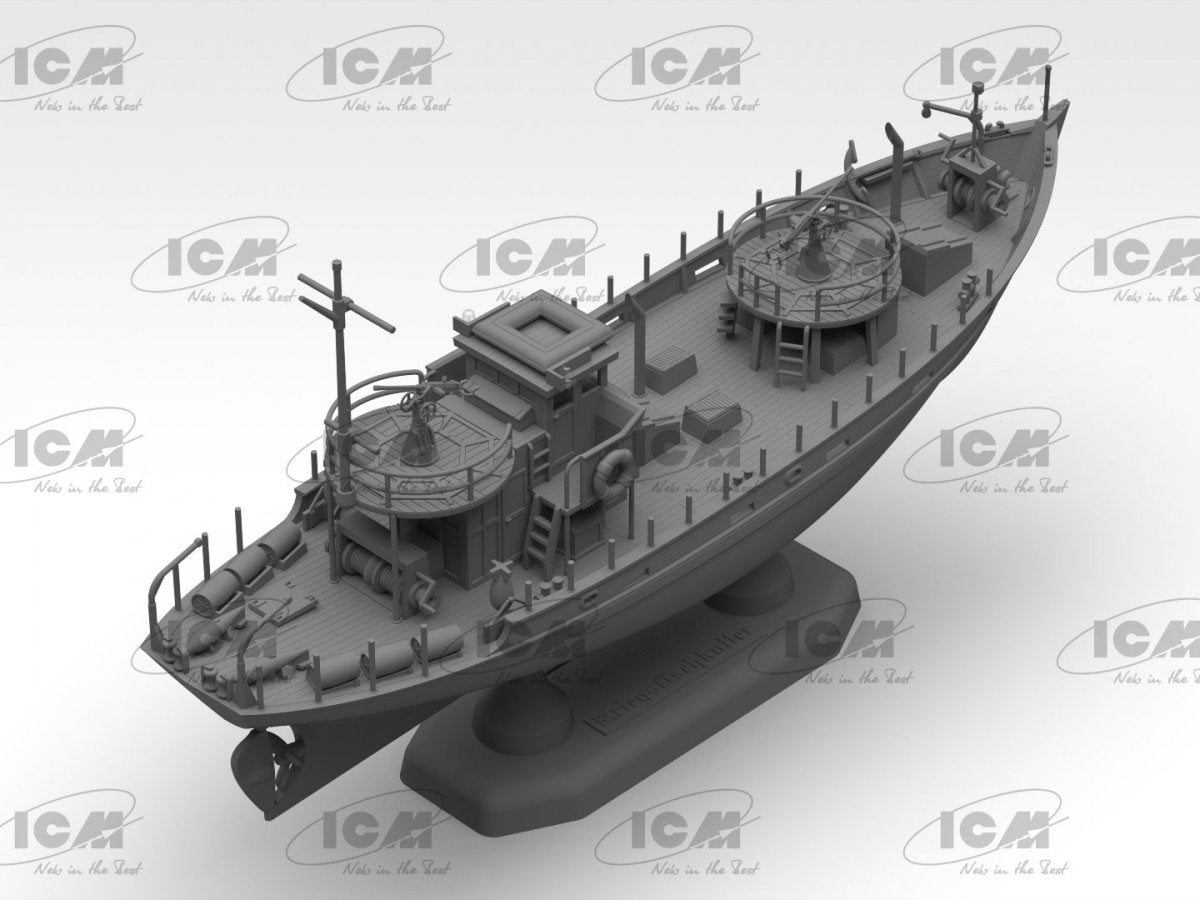 ICM S012 KFK Kriegsfischkutter WWII German multi-purpose boat 1/144 – image 5