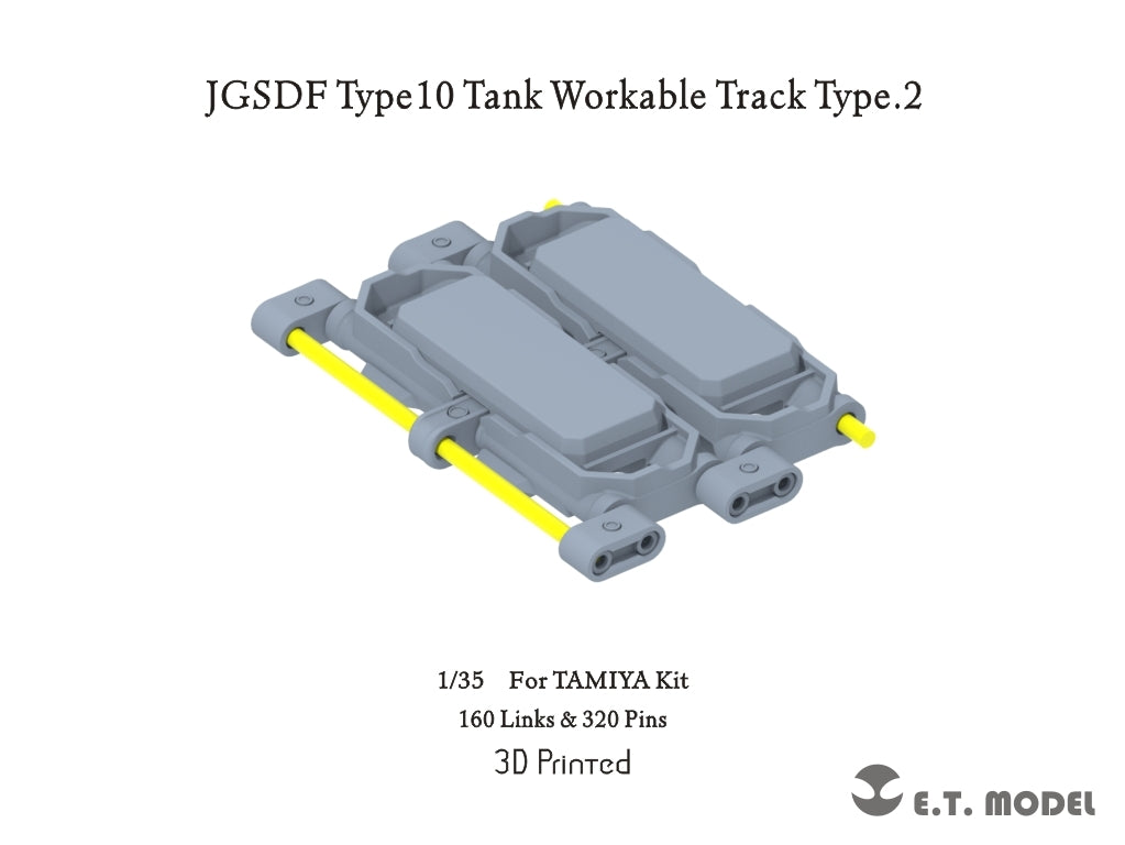 ET Model P35-422 JGSDF Type10 Tank Workable Track Type.2 1/35