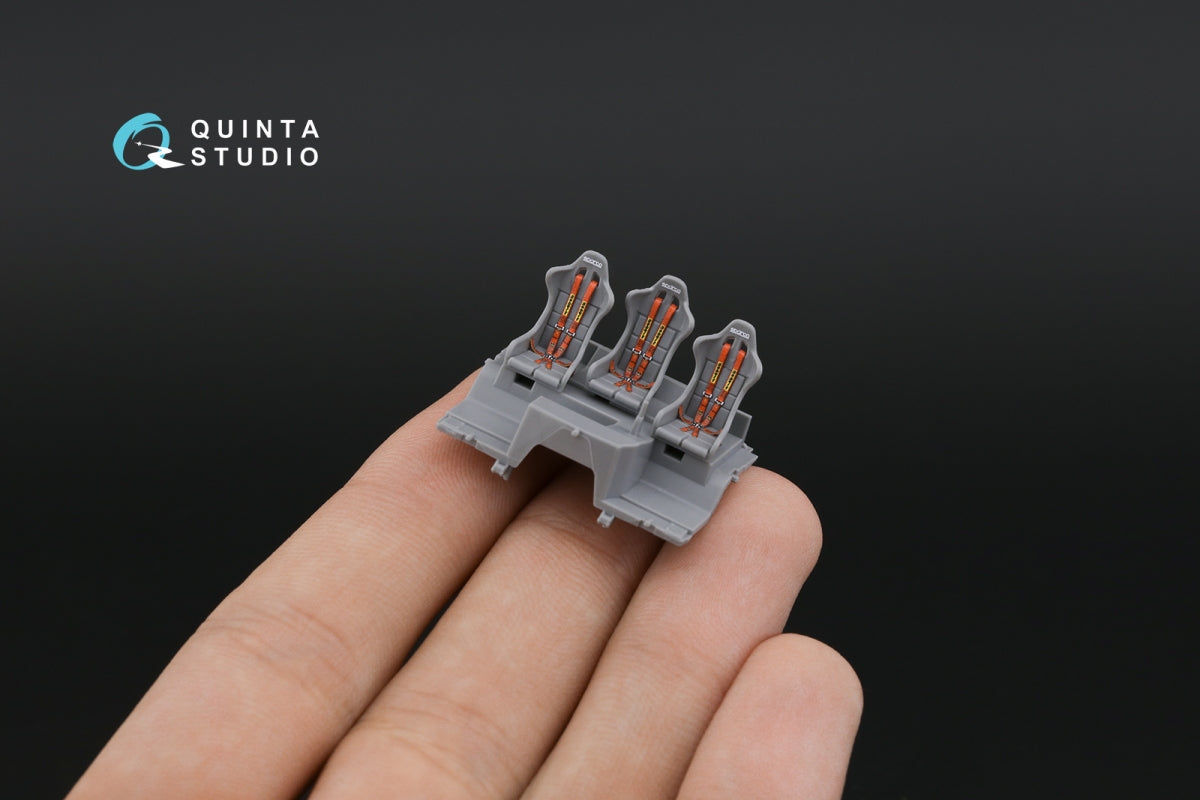 Quinta Studio QD72111 KAMAZ-43509 3D-Printed &amp;amp; coloured Interior on decal paper (Zvezda) 1/72 – zdjęcie 14