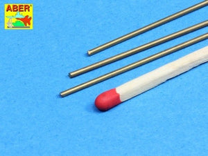 Aber BR11 Pręty mosiężne fi 1,1mm długość 245mm x 3 szt. / Brass round rods fi 1,1mm length 245mm x 3 pcs. – zdjęcie 3