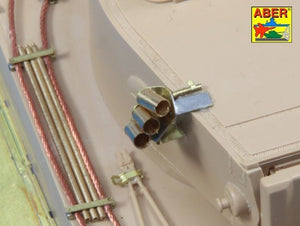 Aber R-34 Smoke Discharges for German Tanks like Tiger I, Panther A/D, Panzer IIIL, Panzer IVG, Luchs, Puma 1/35 – zdjęcie 7