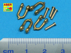 Aber R-11 Early model Shackle for Pz.Kpfw.VI Tiger Ausf.B x4pcs 1/35 – image 2