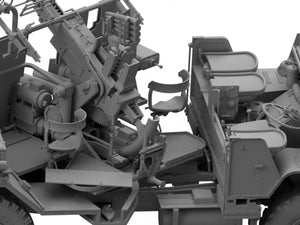 Thunder Model 35209 Morris Bofors C9/B Late The Iconic British WWII Gun Truck 1/35 – zdjęcie 3