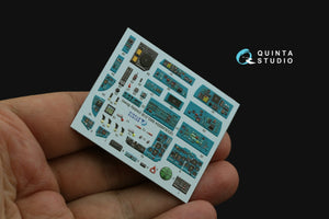 Quinta Studio QDS-48504 MiG-31B 3D-Printed &amp;amp; coloured Interior on decal paper (Hobby Boss) (Small version) 1/48 – zdjęcie 6