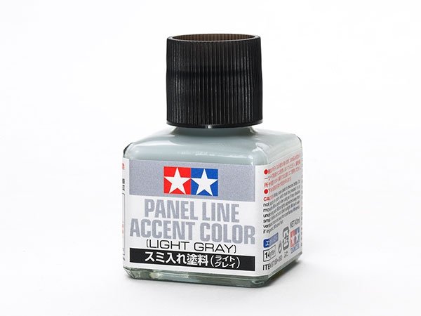 Tamiya 87189 Panel Line Accent Color Light Gray 40ml