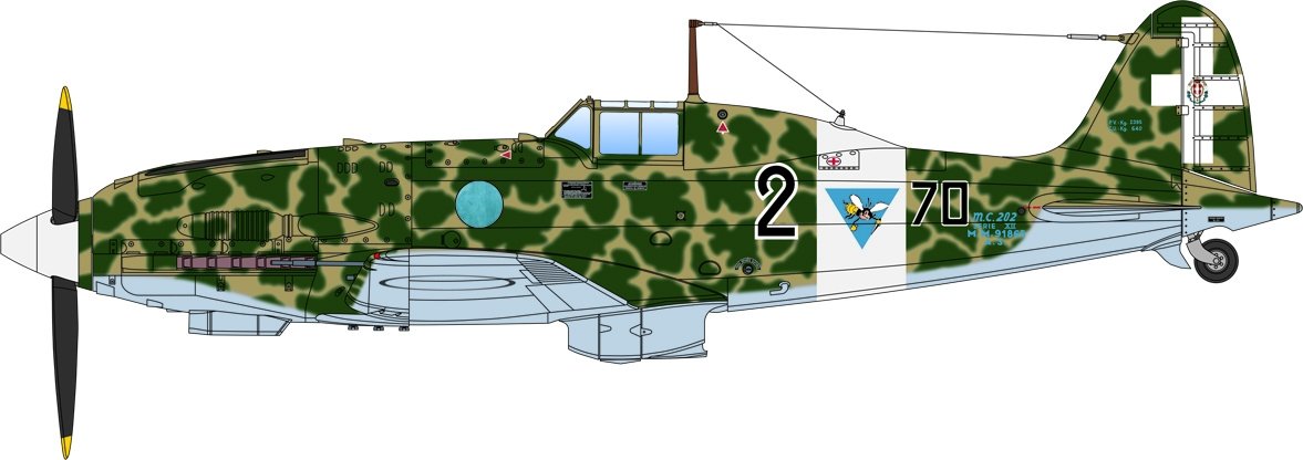 Italeri 2518 Macchi MC 202 Folgore 1/32 – image 13