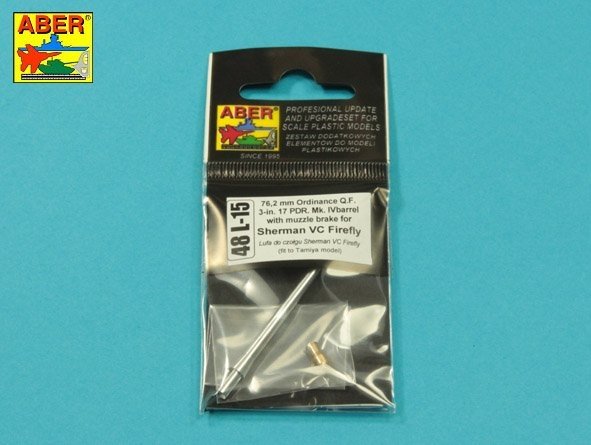 Aber 48L-15 Barrel for the Sherman VC &amp;quot;Firefly&amp;quot; tank 1/48 – image 2