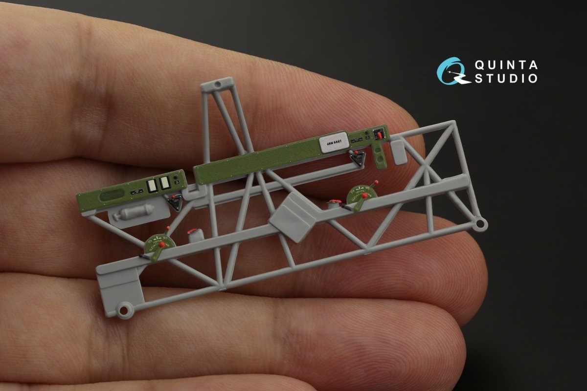 Quinta Studio QD48228 T-6G 3D-Printed &amp;amp; colored Interior on decal paper (Italeri) 1/48 – image 9