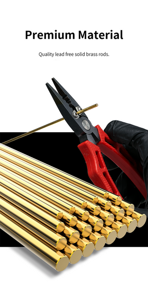 DSPIAE BB-3.0 Brass Rods For Model Building 3.0mm (5 PCS) / pręty miedziane – zdjęcie 2