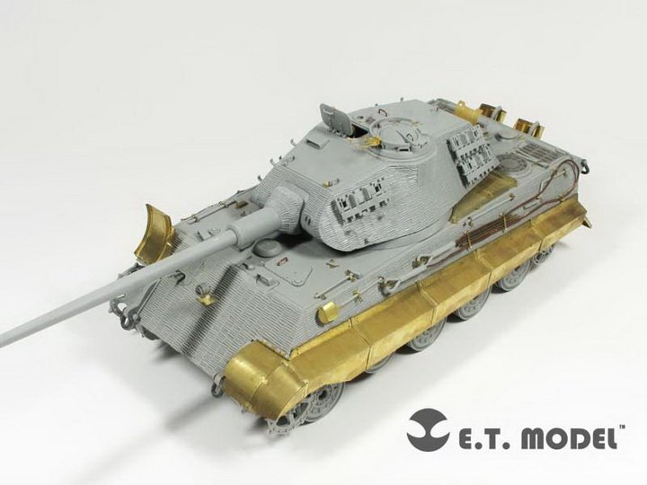 ET Model EA35-027 WWII German King Tiger/Jagdtiger Fender &amp;amp; Side Skirts For DRAGON Kit 1/35 – image 2