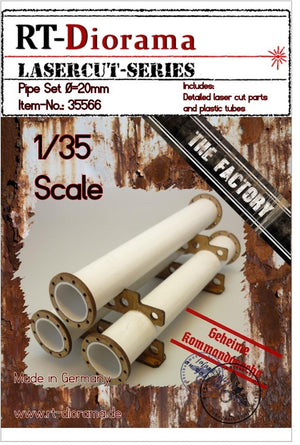 RT-Diorama 35566 Pipe Set D=20mm (3pcs.) 1/35