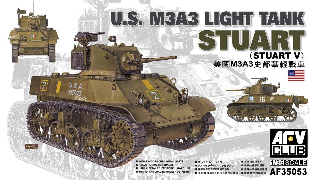 AFV Club 35053 M3A3 Stuart 1/35
