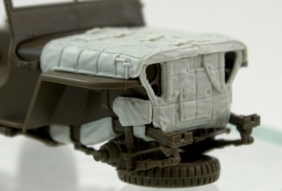 Panzer Art RE35-713 Willys “Jeep” winter canvas cover 1/35 – image 2