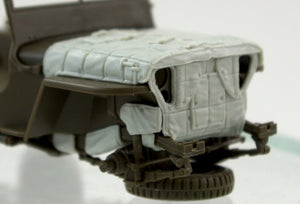 Panzer Art RE35-713 Willys “Jeep” winter canvas cover 1/35 – image 2