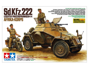 Tamiya 35286 Sd.Kfz.222 Leichter Panzerspahwagen 4x4 Afrika Korps 1/35 – zdjęcie 2