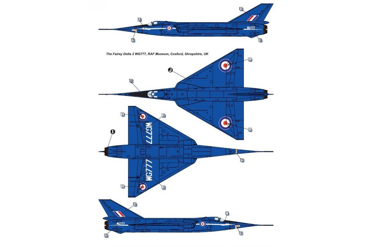 Dora Wings 72009 Fairey Delta 2 British supersonic research aircraft 1/72 – zdjęcie 8