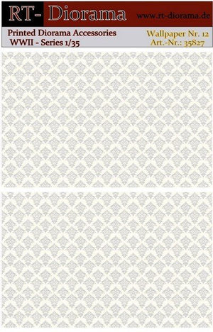 RT-Diorama 35827 Printed Accessories: Wallpaper No.12 1/35