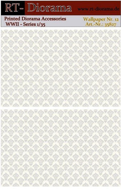 RT-Diorama 35827 Printed Accessories: Wallpaper No.12 1/35
