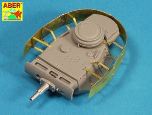 Aber 72A10 Osłony wieży do PzKpfw III / Turret skirts for PzKpfw III 1/72 – zdjęcie 2
