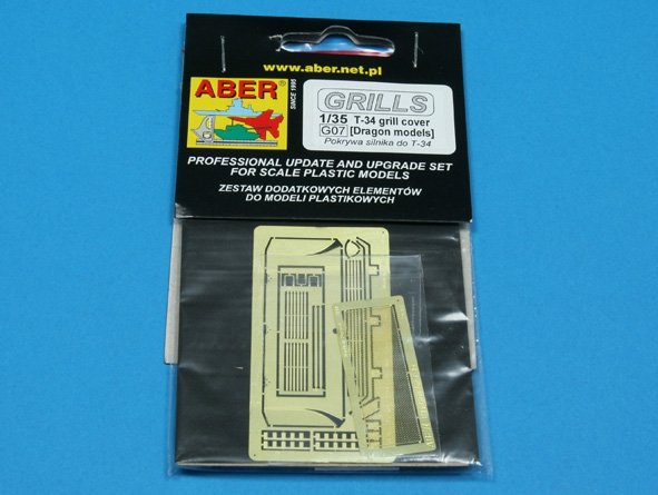Aber 35G07 Grille covers for russian tank T-34 1/35 – zdjęcie 4