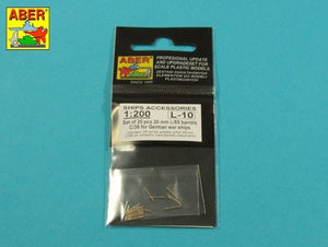Aber 200L-10 Set of 20 barrels 20 mm L/65 C/38 for German ships 1/200 – image 3