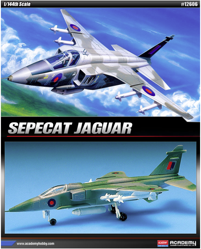 Academy 12606 SEPECAT JAGUAR 1/144 – image 2