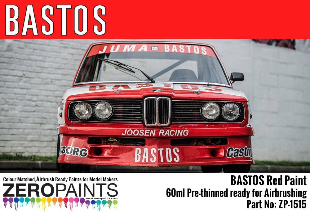 Zero Paints ZP-1515 Bastos Red Paint for Bastos Sponsored Cars 60ml – zdjęcie 2