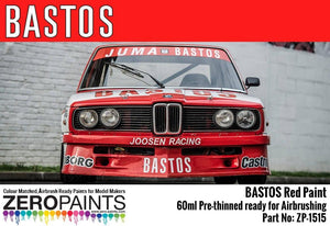 Zero Paints ZP-1515 Bastos Red Paint for Bastos Sponsored Cars 60ml – zdjęcie 2