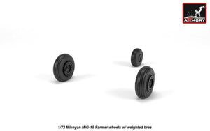 Armory Models AW72051 Mikoyan MiG-19 Farmer wheels w/ weighted tires 1/72 – immagine 3