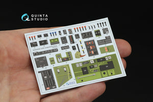 Quinta Studio QD+32250 A-26C Invader 3D-Printed &amp;amp; colored Interior on decal paper (Hobby Boss) (with 3D-printed resin parts) 1/32 – image 4