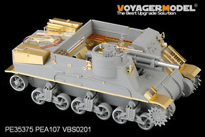 Maquette Voyager PE35375 Fusil américain M7 Priest de la Seconde Guerre mondiale (production intermédiaire) avec étui à munitions et ensemble téléphonique pour DRAGON 6637 au 1/35 – image 4
