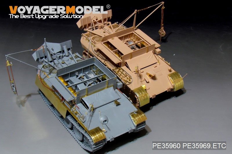 Voyager Model PE35960 WWII German Bergepanther Ausf.G Basic For TAKOM 2107 1/35 – zdjęcie 19