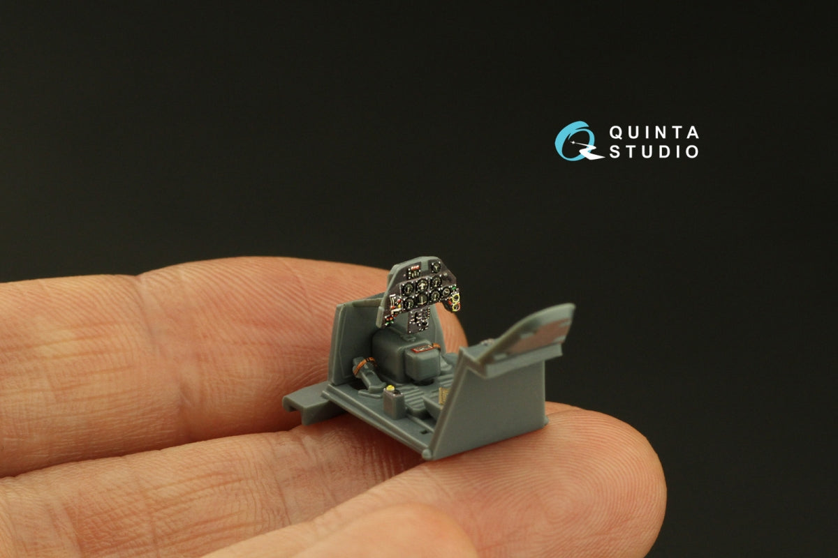 Quinta Studio QD72102 BF 109F-2/4 3D-Printed &amp;amp; coloured Interior on decal paper (Eduard) 1/72 – zdjęcie 7