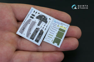 Quinta Studio QD48143 A-10A 3D-Printed &amp;amp; coloured Interior on decal paper (for Hobby Boss kit) 1/48 – zdjęcie 3