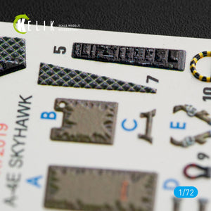 KELIK K72019 A-4E &amp;quot;SKYHAWK&amp;quot; INTERIOR 3D DECALS FOR FUJIMI/HOBBY 2000 KIT 1/72 – zdjęcie 3