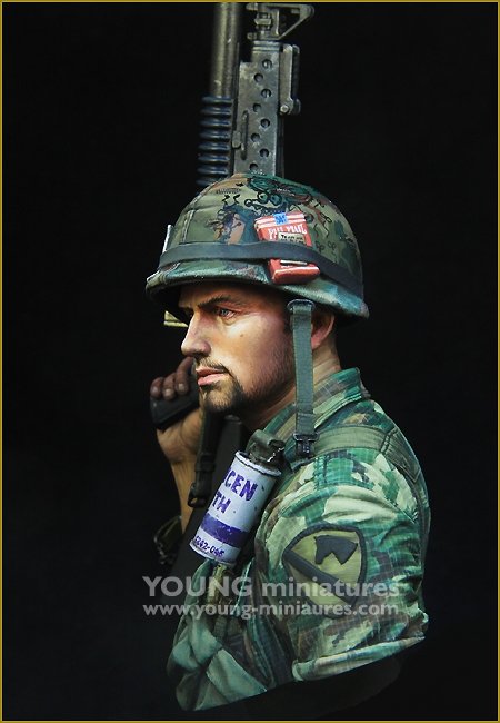 Young Miniatures YM1866 US 1st Cavalry Div Vietnam 1970 1/10 – zdjęcie 3